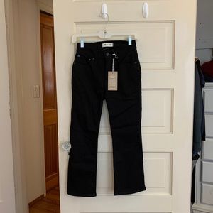 NWT Black Madewell Cali Demi Boot, sz 24S